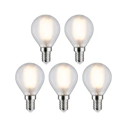 Paulmann 29097 LED EEK F (A - G) E14 Tropfenform 4.8 W Warmweiß (Ø x H) 45 mm x 78 mm 5 St.