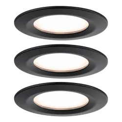 Paulmann 93081 Set Nova Plus LED-Einbauleuchte LED LED fest eingebaut 18 W Schwarz