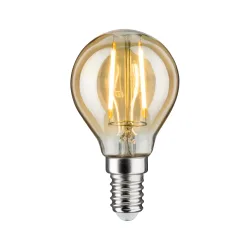 Paulmann 28525 LED E14 Tropfenform 2 W = 16.2 W Gold (Ø x H) 45 mm x 78 mm Filament 1 St.