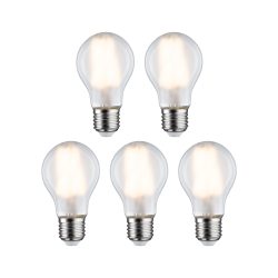 Paulmann 29090 LED EEK E (A - G) E27 Glühlampenform 7 W Warmweiß (Ø x H) 60 mm x 106 mm Filament 5 St.