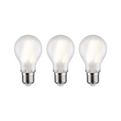 Paulmann 29093 LED EEK E (A - G) E27 Glühlampenform 9 W Neutralweiß (Ø x H) 60 mm x 106 mm 3 St.
