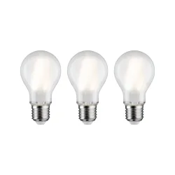 Paulmann 29093 LED EEK E (A - G) E27 Glühlampenform 9 W Neutralweiß (Ø x H) 60 mm x 106 mm 3 St.