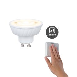Paulmann 29269 LED EEK E (A - G) GU10 4.9 W Warmweiß (Ø x H) 50 mm x 37 mm 1 St.