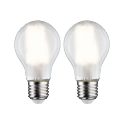 Paulmann 28924 LED EEK E (A - G) E27 Glühlampenform 7 W = 60 W Neutralweiß (Ø x H) 60 mm x 106 mm 2 St.