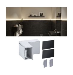 Paulmann 78409 Profil Ecke Telegrau 4 (RAL 7047)