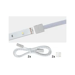Paulmann Function YourLED ECO Clip-Connector Weiss | 50 cm | 2 Stück