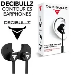 Decibullz - Custom Molded Contour ES In-ear Headphones schwarz