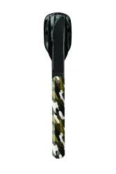 AKINOD - Besteckset 12H34, Hochglanz Schwarz, Camo Grün