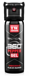 TW1000 Pfefferspray Tactical Classic - 45 ml, Flip-Top Kappe, 360°, UV Marker (Gel)