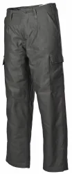 BW Moleskinhose, Thermofutter, oliv, große Größen