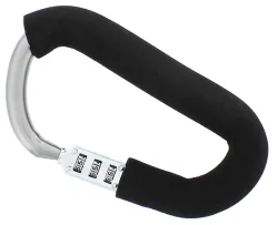 Karabiner Zahlenschloss mit 3-stelligen Code (14,5 cm)