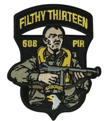 Klettabzeichen Stoff 506 PIR filthy thirteen - color