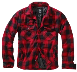 Brandit - Lumber Jacket red/black