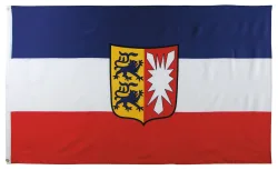 Fahne, Schleswig-Holstein, Polyester, 90 x 150 cm