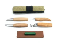 BeaverCraft - S48 Holzschnitzwerkzeug-Set (4-teilig)