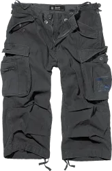 Brandit - Industry Vintage 3/4 Shorts black