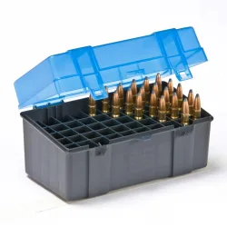 Plano® - Patronenbox .30-0, .7mm MAG, .338 MAG (blau)