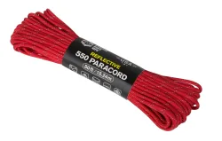 Atwood Rope MFG - 550 Reflective Paracord 15m (rot)