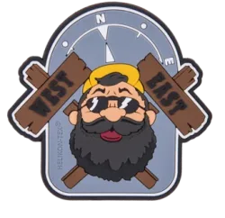 Helikon-Tex - PVC Patch Beardman Outback (grau)