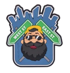 Helikon-Tex - PVC Patch Beardman Urban (blau)