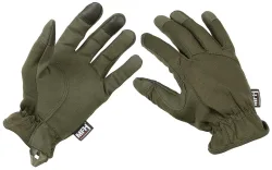 Fingerhandschuhe, oliv, 