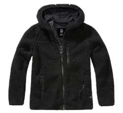 Brandit - Women Teddyfleece Jacket Hooded black