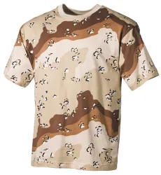 US T-Shirt, halbarm, 6 Farben desert, 170 g/m²