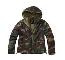 Brandit - Women Frontzip Windbreaker woodland