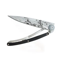 Deejo Klappmesser - Easy Rider Ebenholz 37g