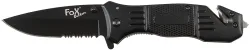 Klappmesser, Einhand, schwarz, Metallgriff