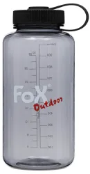 Trinkflasche, Weithals, Tritan, grau, 1 l