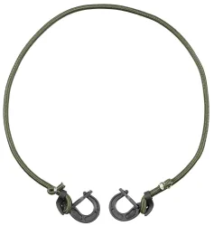 Expander, 100 cm, oliv, Schnappverschlüsse, 8 mm