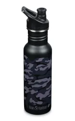 Klean Kanteen - Trinkflasche Classic 532ml Black Camo mit Sport Cap