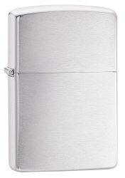 Personalisierbares Zippo Feuerzeug Regular Chrome Brush Finish