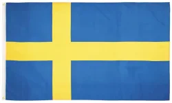Fahne, Schweden, Polyester, 90 x 150 cm