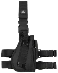 Pistolenbeinholster, rechts, schwarz