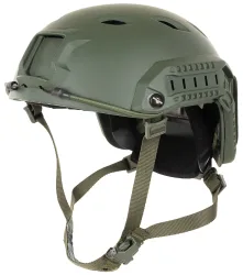 US Helm, FAST-Fallschirmjäger, oliv, Rails, ABS-Kunststoff