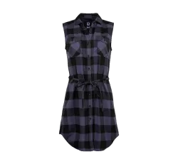Brandit - Women Gracey Longshirt Sleeveless black/grey