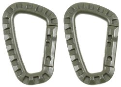 MFH - Military & Adventure 27531B Karabiner D7x85O 7 mm x 85 mm 2 St.