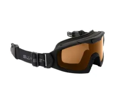 Swisseye Tactical - Brille R-Tac rubber black (laser lens 532/694/1064 brown)