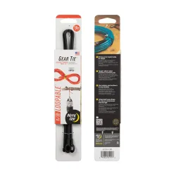Nite Ize - Mehrzweckbinder Gear Tie Loopable, 18 Inch (schwarz)