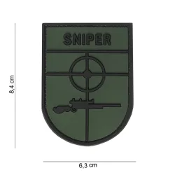 Klettabzeichen Sniper - oliv
