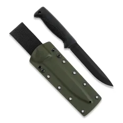 Peltonen Knives - M95 Ranger Puukko schwarz, PTFE Teflon, Kydexscheide (grün)