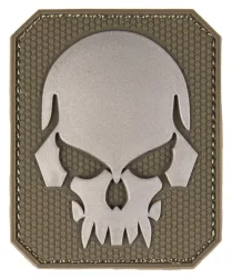 Klettabzeichen 3D skull large - oliv