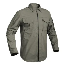 A10 Equipment - Shirt Fighter Langarm (oliv)