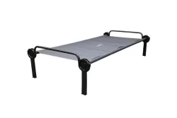 Disc-O-Bed - Einzelbett Trundle mit Beinverlängerung (anthrazit)