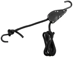 Spannseil, 11 mm, 2 Meter, mit Ratschensicherung, schwarz