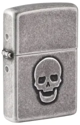 Zippo Feuerzeug - Stamped Skull
