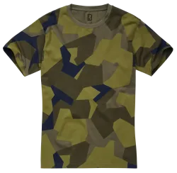 Brandit - T-Shirt swedish camo M90
