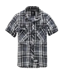 Brandit - Roadstar Shirt Short Sleeve black/anthracite